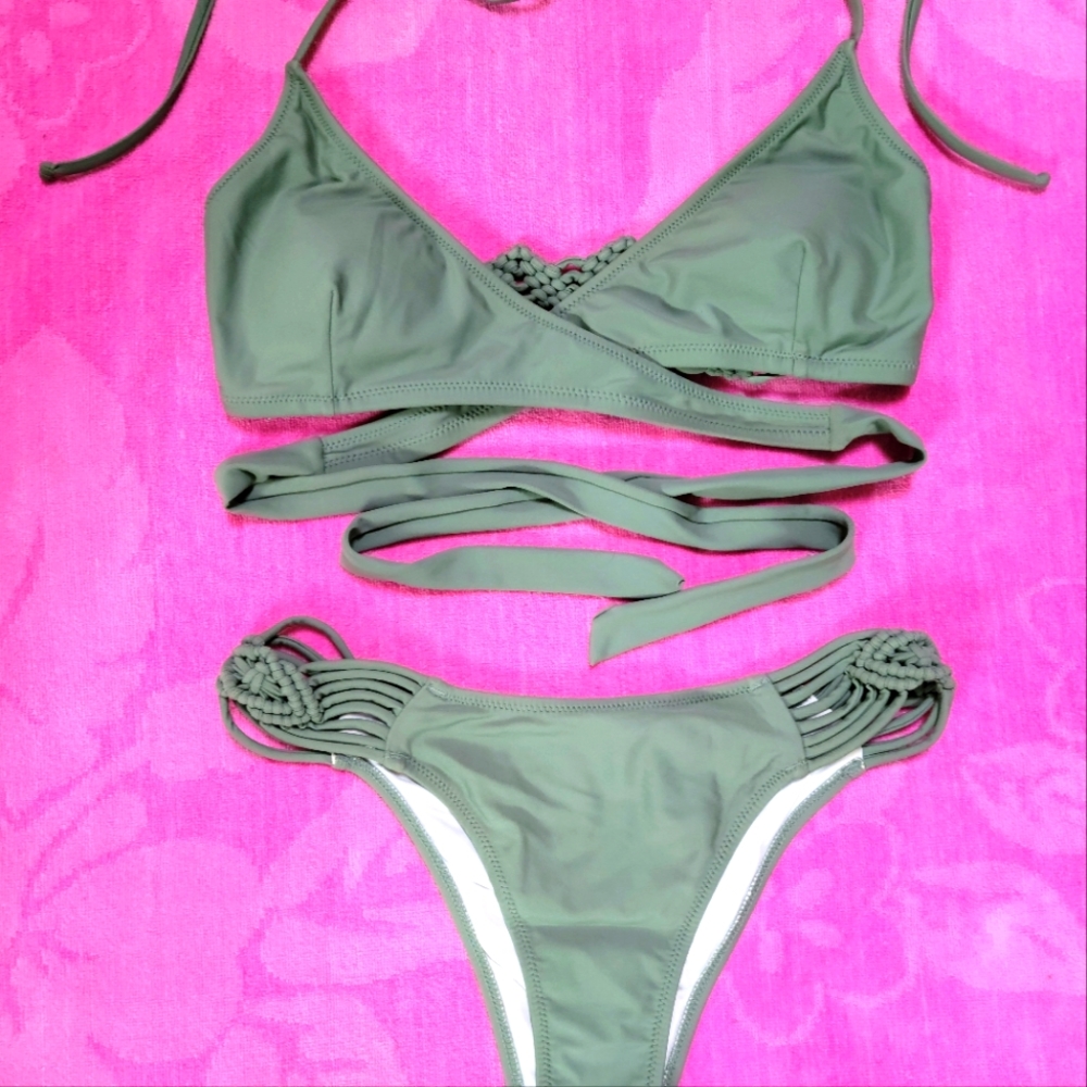 Olive Green Bikini